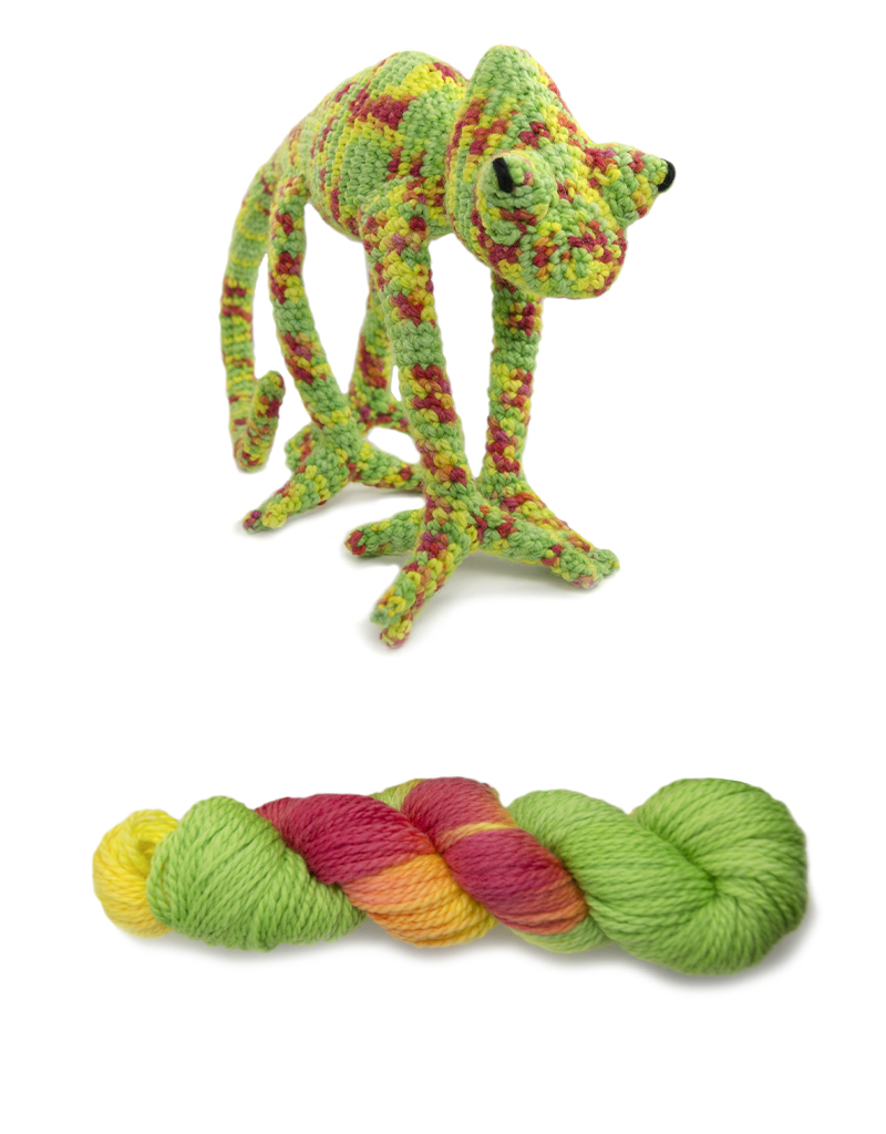 toft ed's animal kerry the chameleon amigurumi crochet